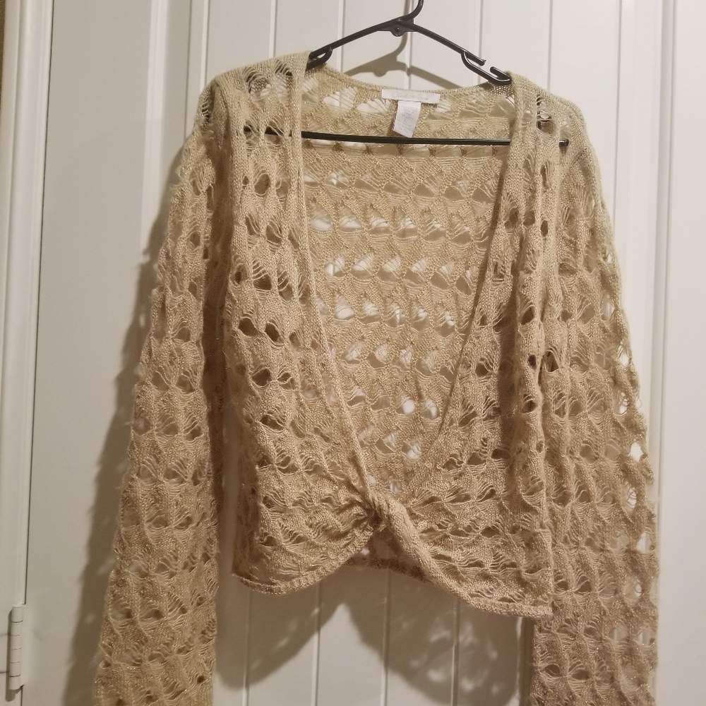 Gold Glitter Sweater